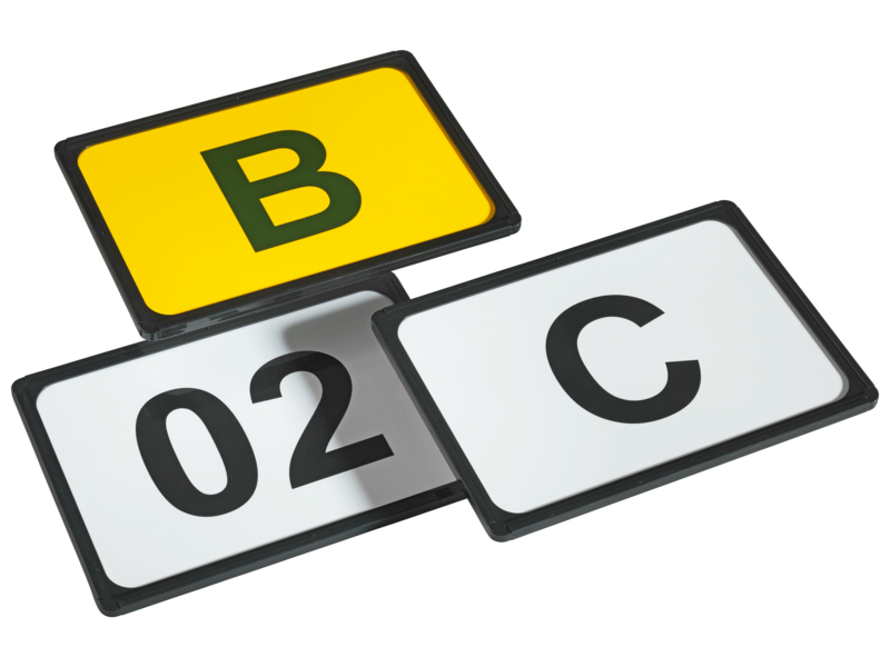 Magnetische waarschuwingsborden