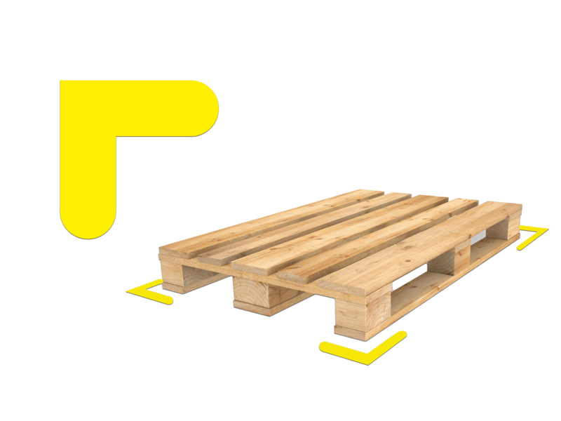 stickers voor palletaanduiding