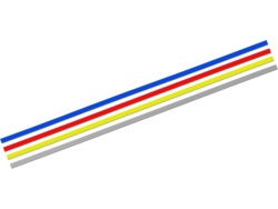 gekleurde magneetbanden