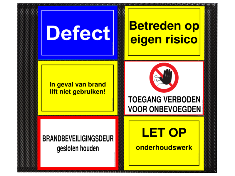 magneetplaten met opdruk