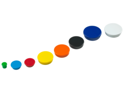 magneetknoppen in verschillende kleuren